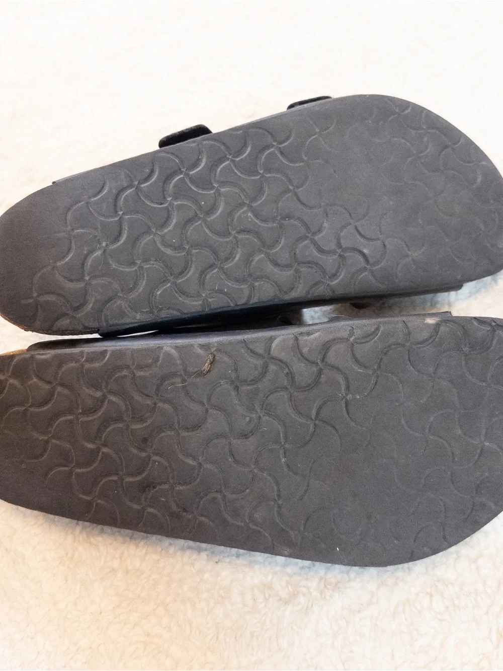 Birkenstock Arizona Black Leather Sandals Men’s Size 45 (US 12/12.5)